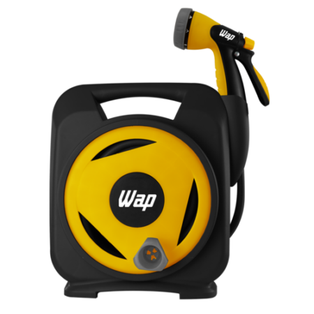 MANGUEIRA COM ENROLADOR E ESGUICHO MÚLTIPLO WAP GMEEM01