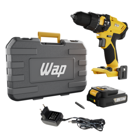 WAP PARAFUSADEIRA E FURADEIRA DE IMPACTO 21V 3/8