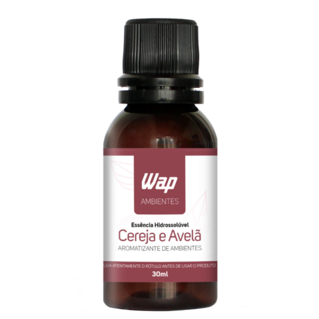 ESSÊNCIA HIDROSSOLUVEL CEREJA E AVELÃ WAP 30 ML